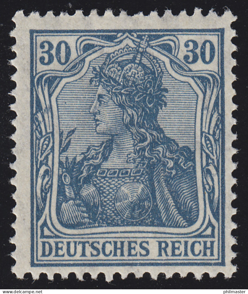 144II Germania 30 Pf Drucktype II, ** - Unused Stamps