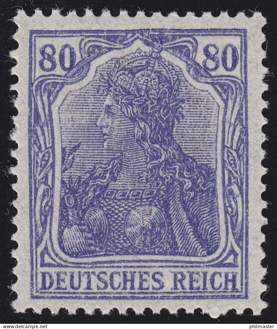 149aI Germania 80 Pf Drucktype I ** - Nuovi