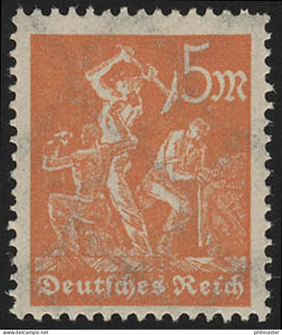 238 Freimarke Arbeiter 5 M ** Postfrisch - Unused Stamps