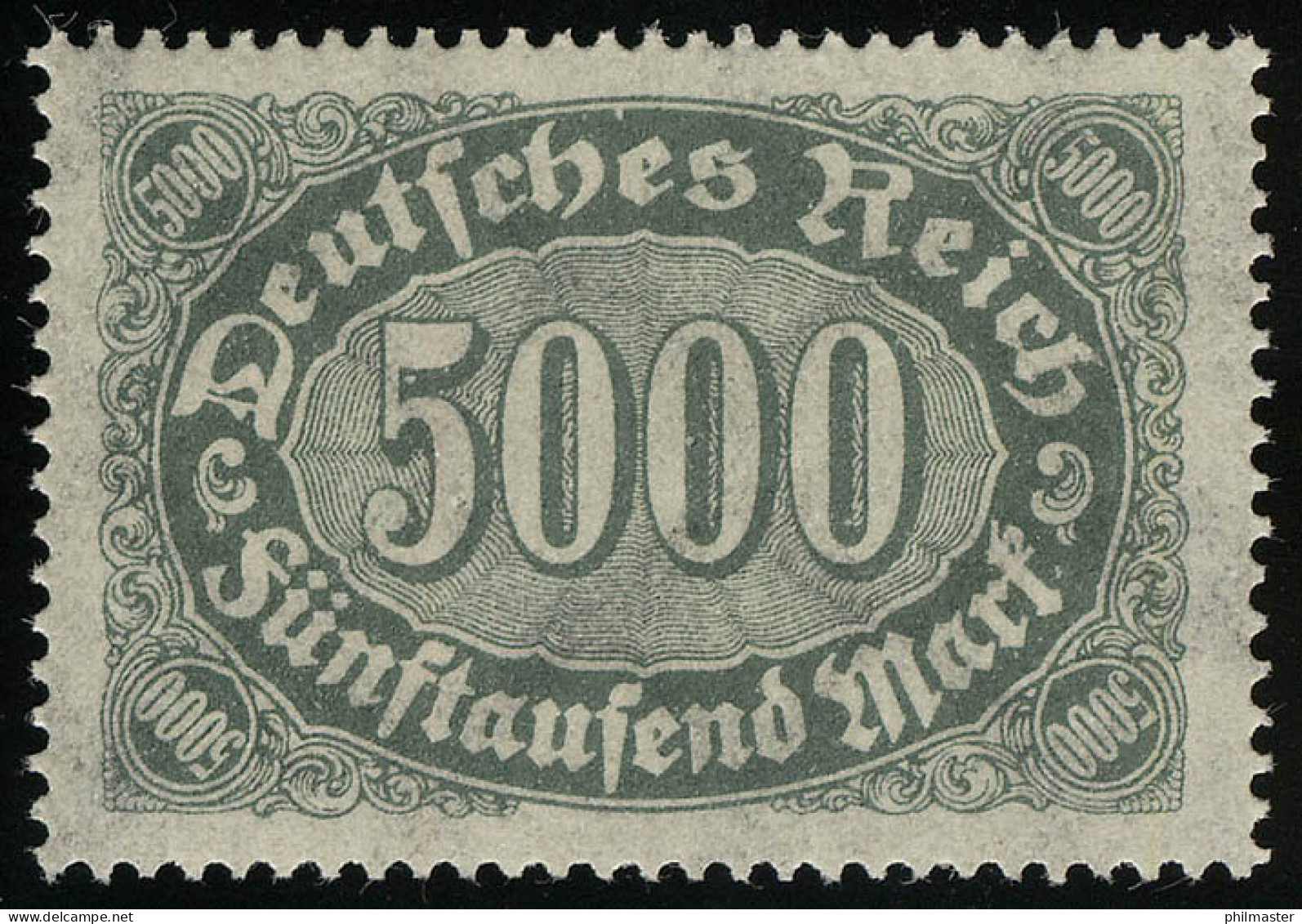 256a Ziffern Im Oval 5000 M ** Postfrisch - Unused Stamps