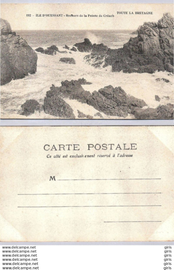 29 - Finistère - Ile D'Ouessant - Les Rochers De La Pointe Du Créach - Ouessant