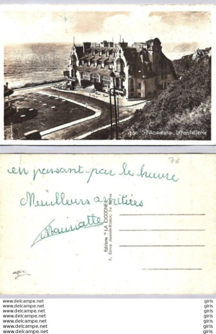 76 - Seine Maritime - Sainte Adresse - L'hostellerie - Sainte Adresse