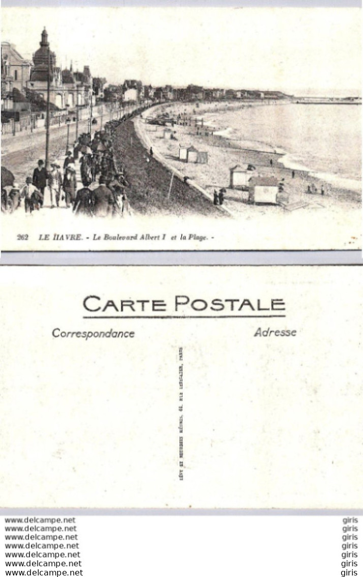 76 - Seine Maritime - Saint Adresse - Boulevard Albert I Et La Plage - Sainte Adresse