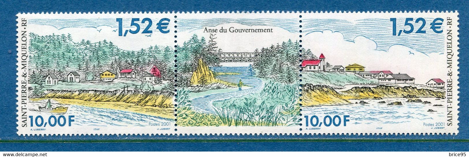 Saint Pierre Et Miquelon - YT N° 750 Et 751 ** - Neuf Sans Charnière - 2001 - Nuevos