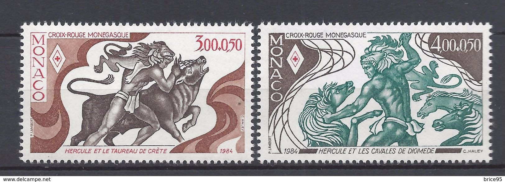 Monaco - YT N° 1435 Et 1436 ** - Neuf Sans Charnière - 1984 - Unused Stamps