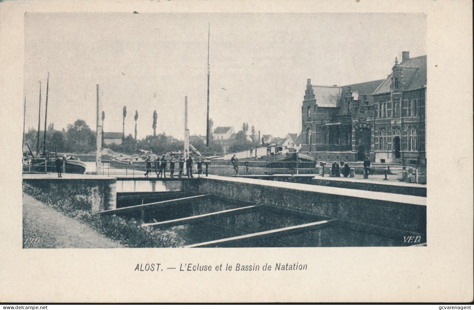 AALST            L'ECLUSE ET LE BASSIN DE NATATION                       2 SCAN - Aalst