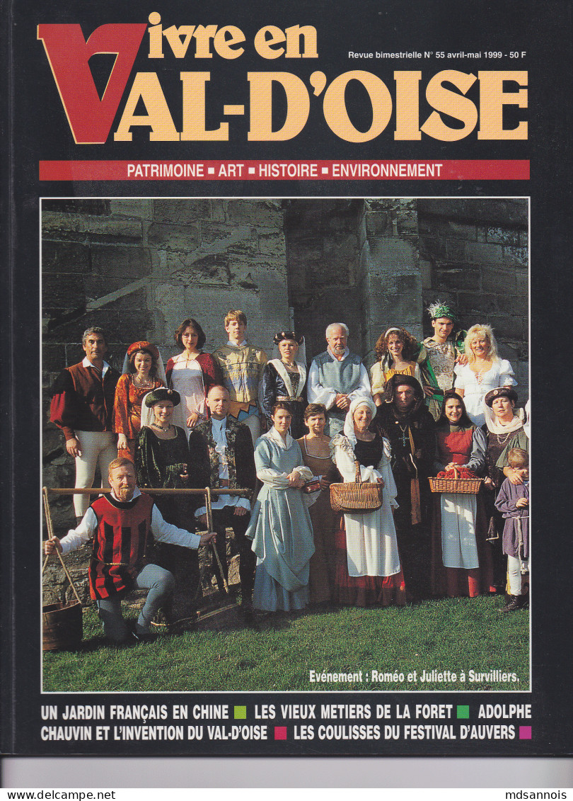 Vivre En Val D'Oise N°55 Avril-mai 1999 Les Vieux Métiers De La Forêt, L'Isle-Adam,  Poids 340g - Sonstige & Ohne Zuordnung