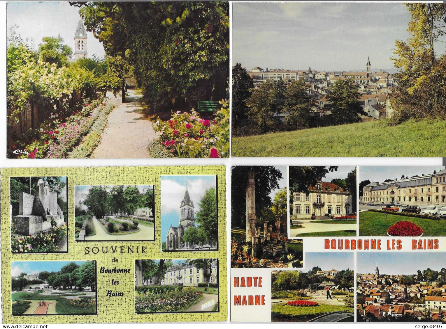 Bourbonne Les Bains - Lot De 4 Cartes  # 1-24/26 - Bourbonne Les Bains