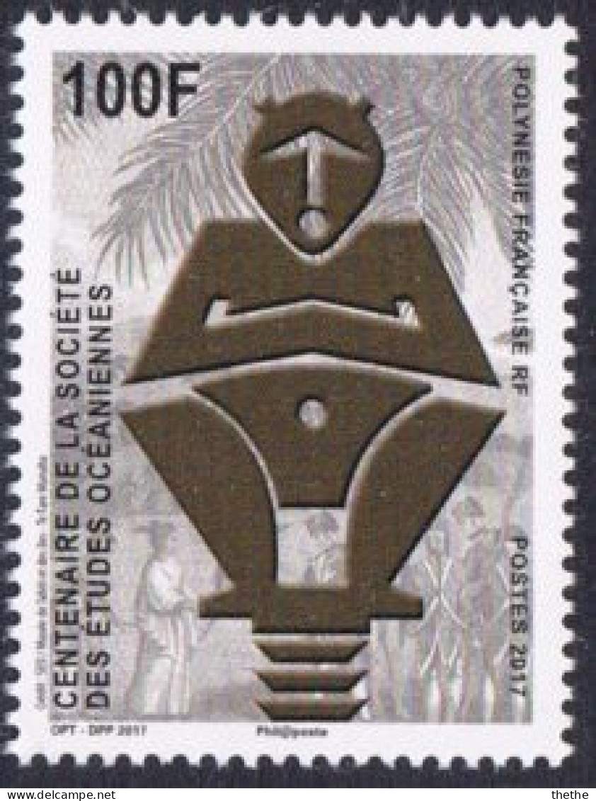 POLYNESIE -  Centenaire De La Société D'Etudes Océaniques - Unused Stamps