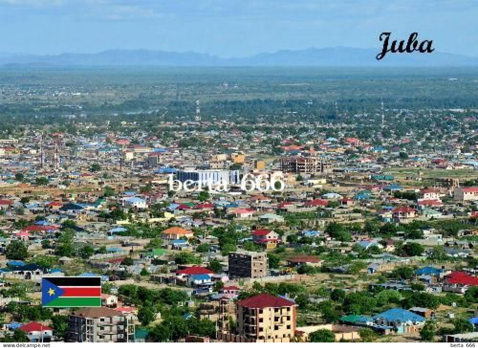 South Sudan Juba Aerial View New Postcard - Soudan