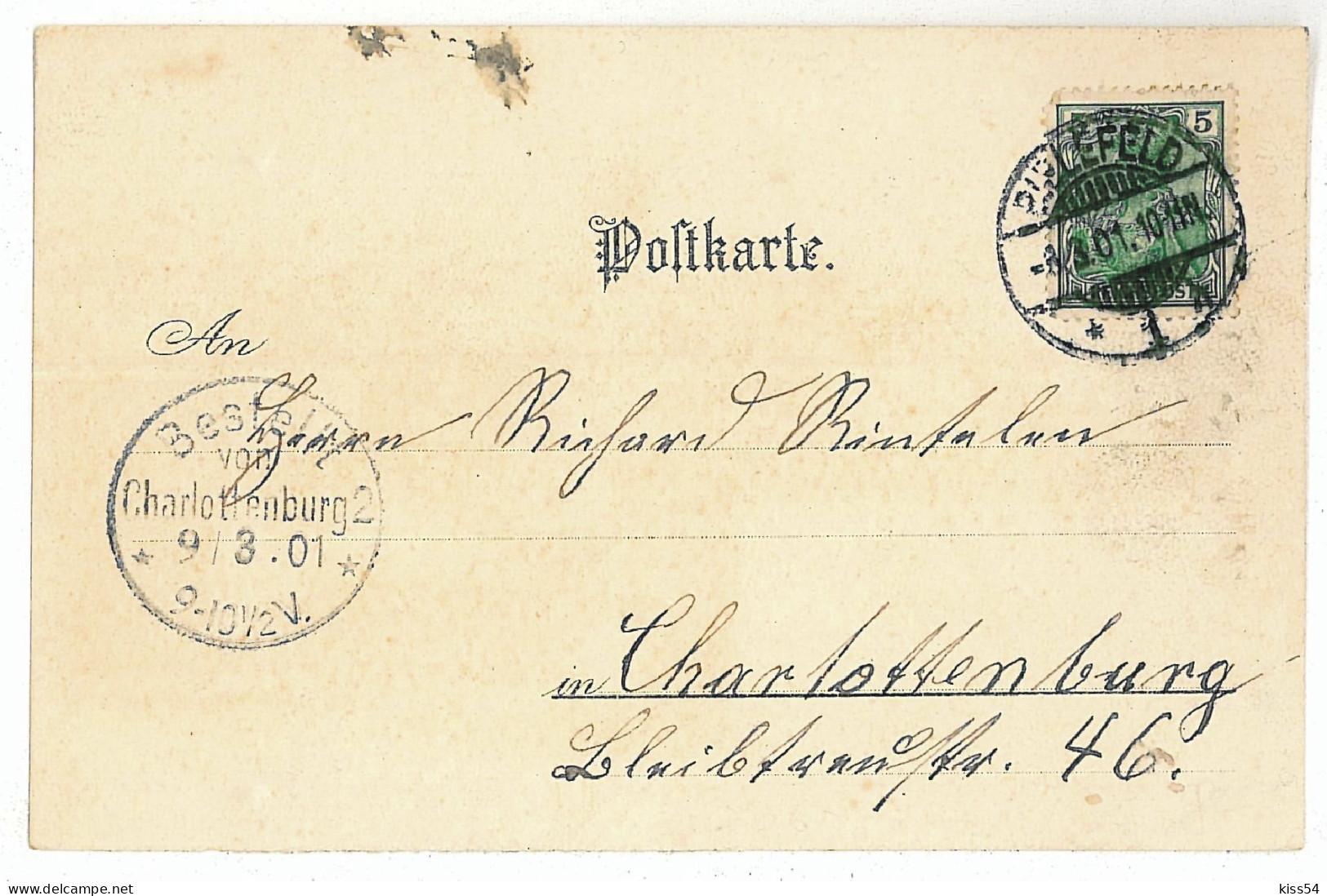 GER 48 - 5708 BIELEFELD, Litho, Germany - Old Postcard - Used - 1901 - Bielefeld