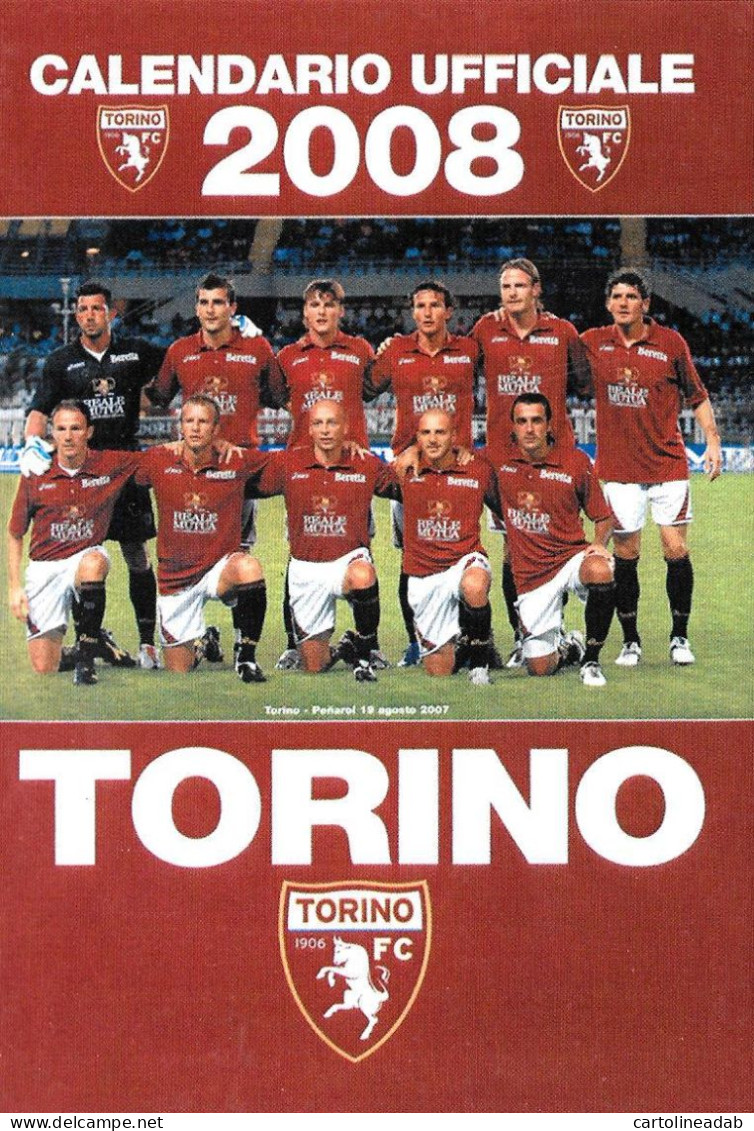 [MD9657] CPM - TORINO FC CALENDARIO UFFICIALE 2008 - PERFETTA - Non Viaggiata - Voetbal