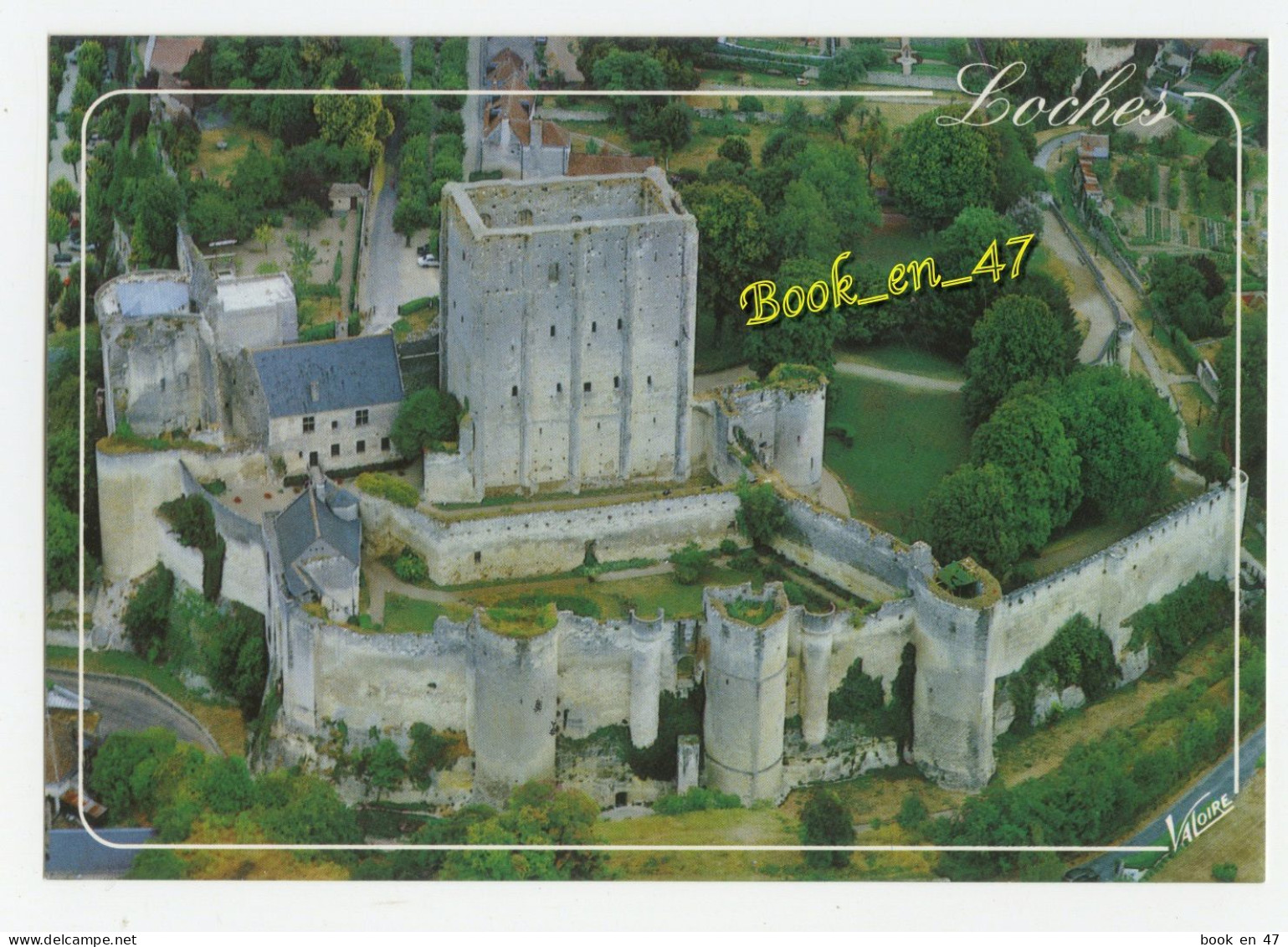 {91968} 37 Indre Et Loire Loches , Vue Aérienne Du Donjon Et Des Tours à Bec - Loches