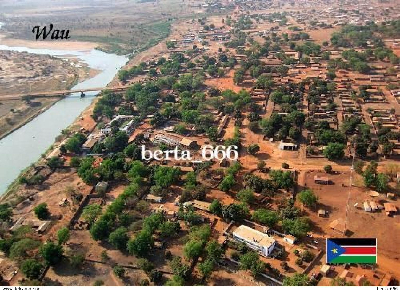 South Sudan Wau Aerial View New Postcard - Soudan