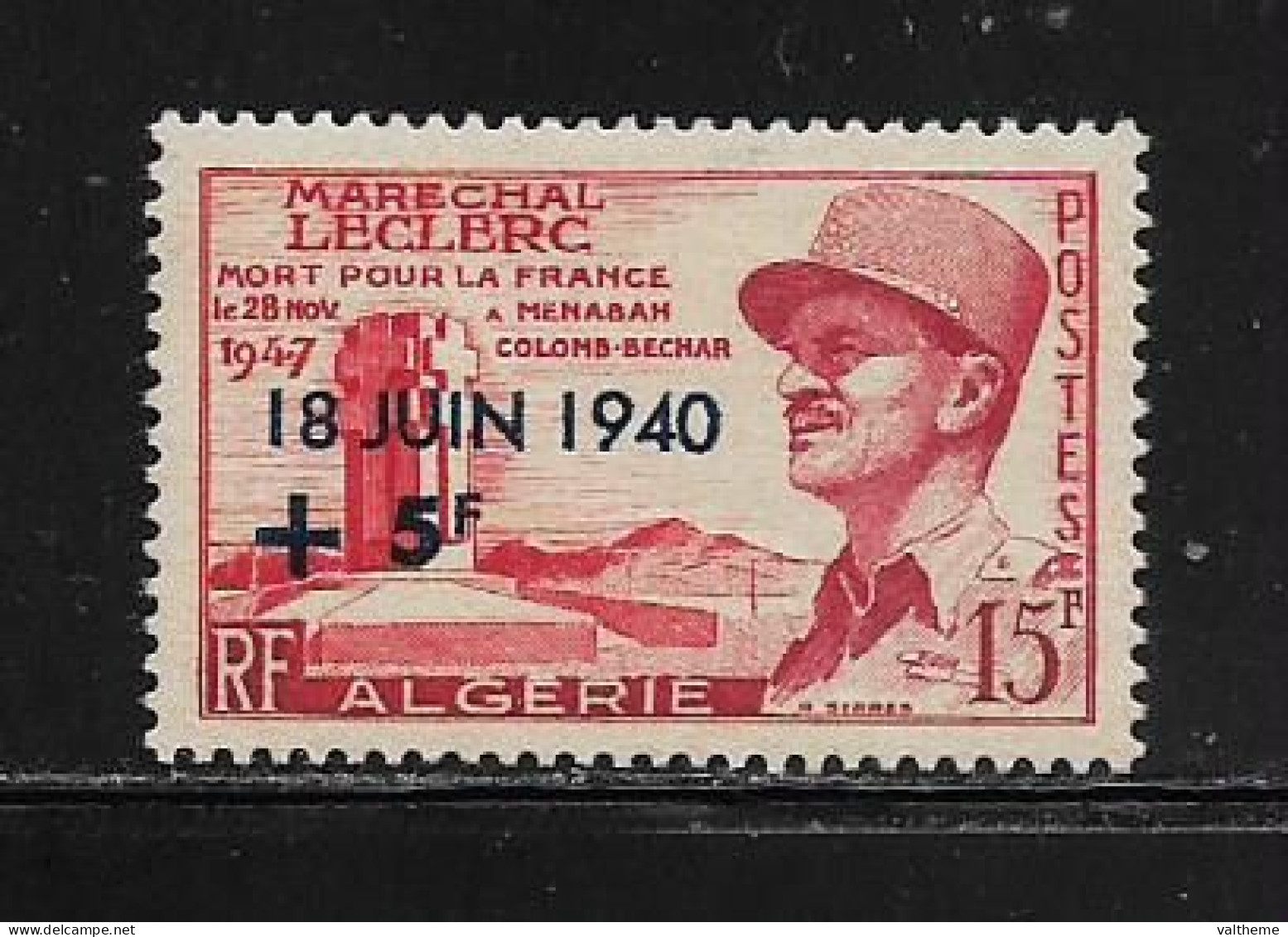 ALGERIE  ( DIV - 527 )   1957   N° YVERT ET TELLIER    N°  345    N* - Unused Stamps