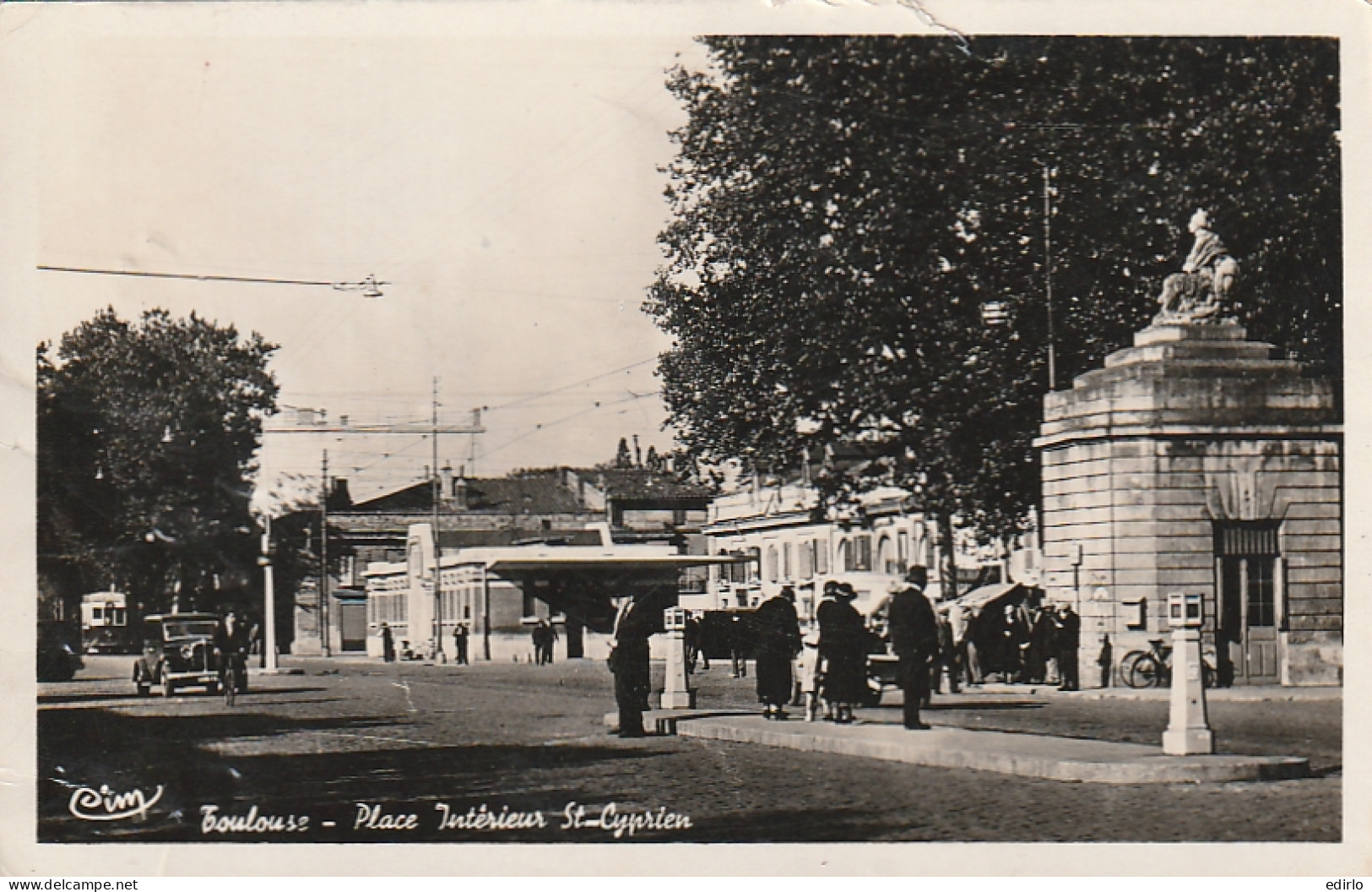 **** 31  ***  TOULOUSE  Place Intérieur St Cyprien  Timbrée TTB  1938 - Inondations De 1910