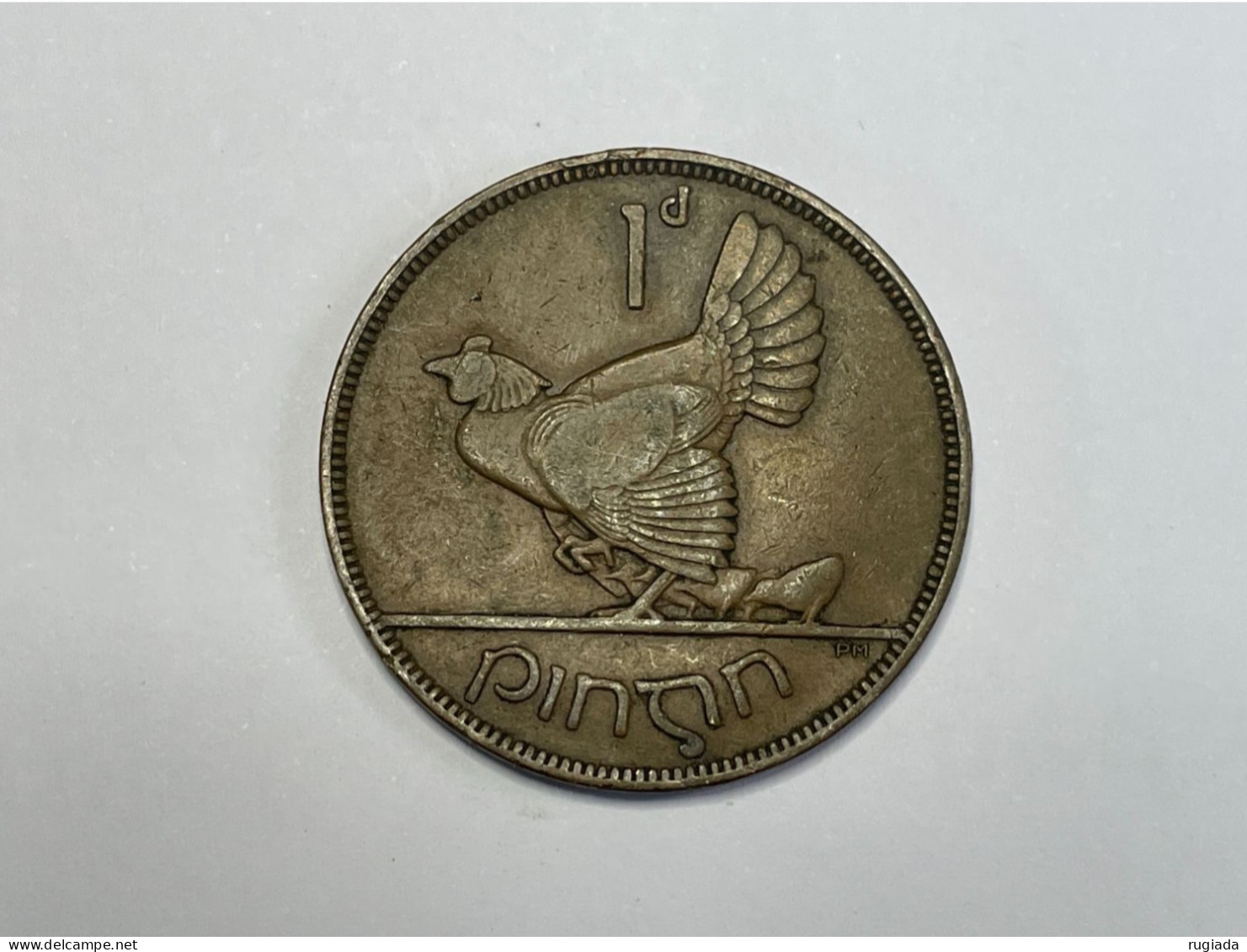 1935 Eire Ireland Penny 1d Coin, VF Very Fine - Ireland