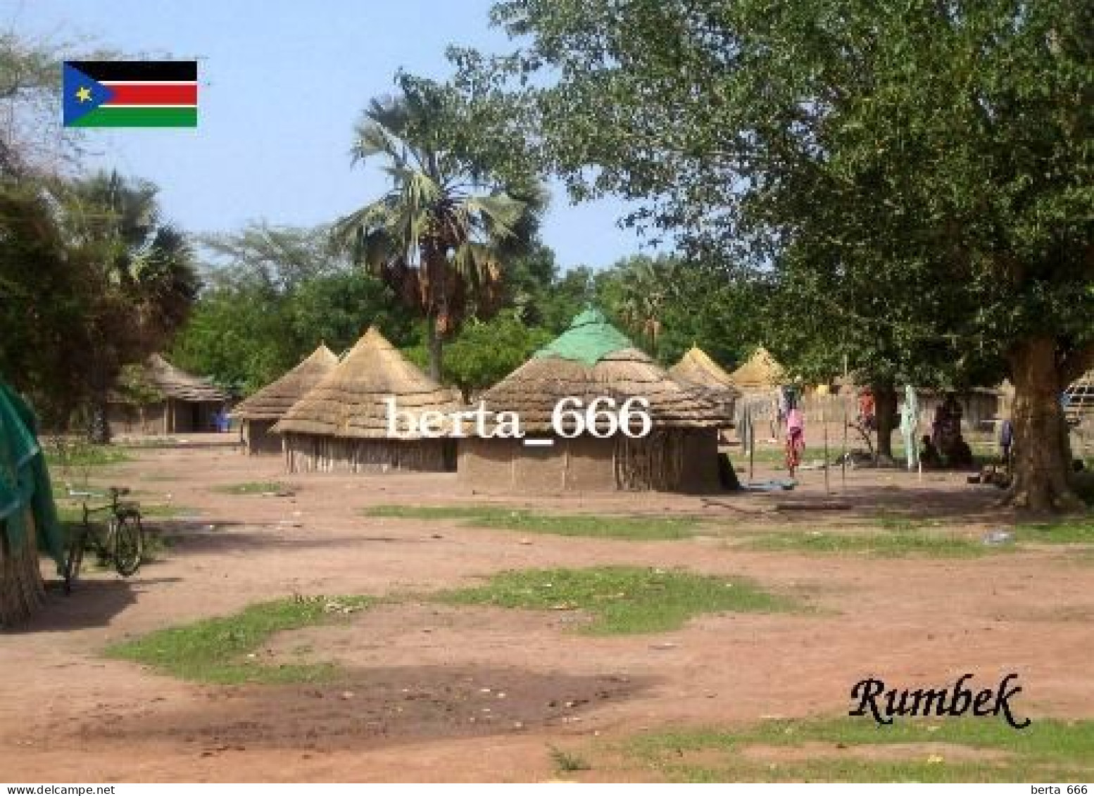 South Sudan Rumbek Huts New Postcard - Sudan
