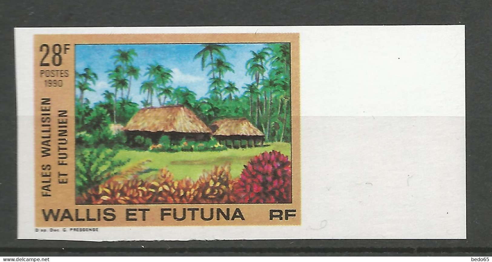 WALLIS-ET-FUTUNA  N° 402 Non Dentelé BDF NEUF** LUXE SANS CHARNIERE NI TRACE / Hingeless  / MNH - Non Dentellati, Prove E Varietà