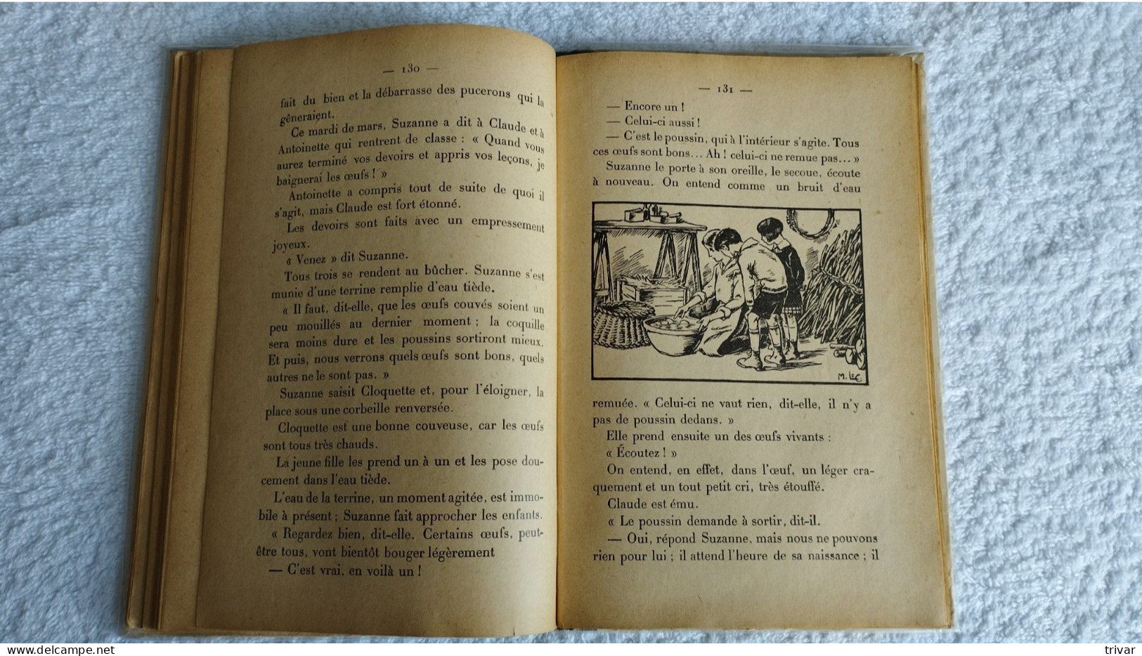 Claude et Antoinette à la Maison Forestière - Cours élémentaire - Librairie Armand Colin - 1931