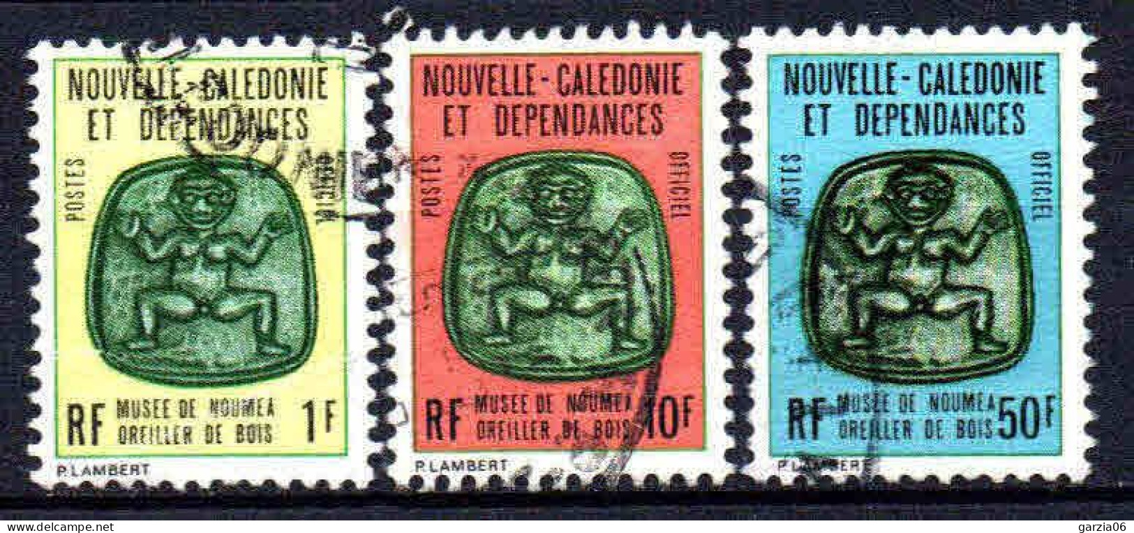 Nouvelle Calédonie  - Oreiller De Bois-    Tb De Service 14/19/28 - Oblit - Used - Oficiales