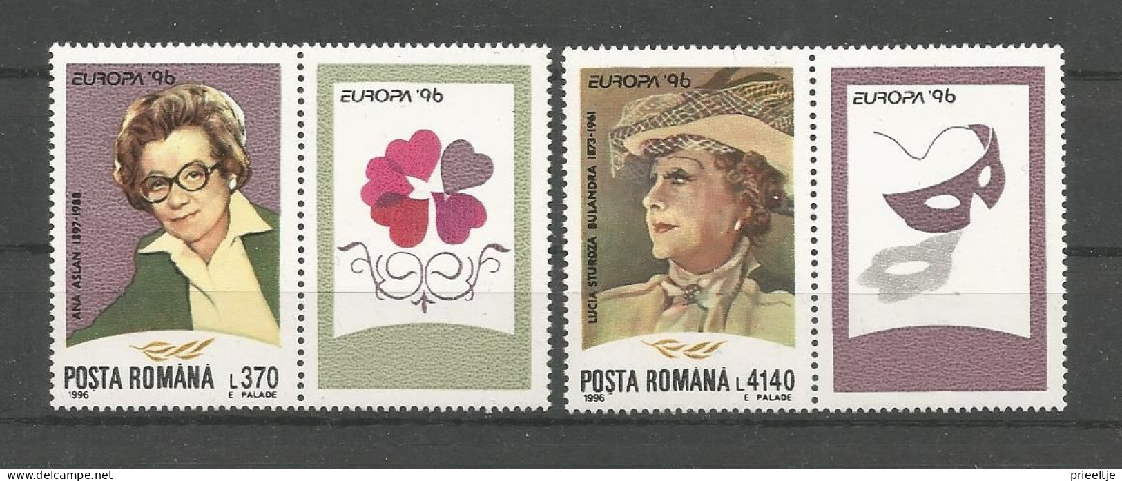 Romania 1996 Europa Famous Women Y.T. 4302/4303  ** - Unused Stamps