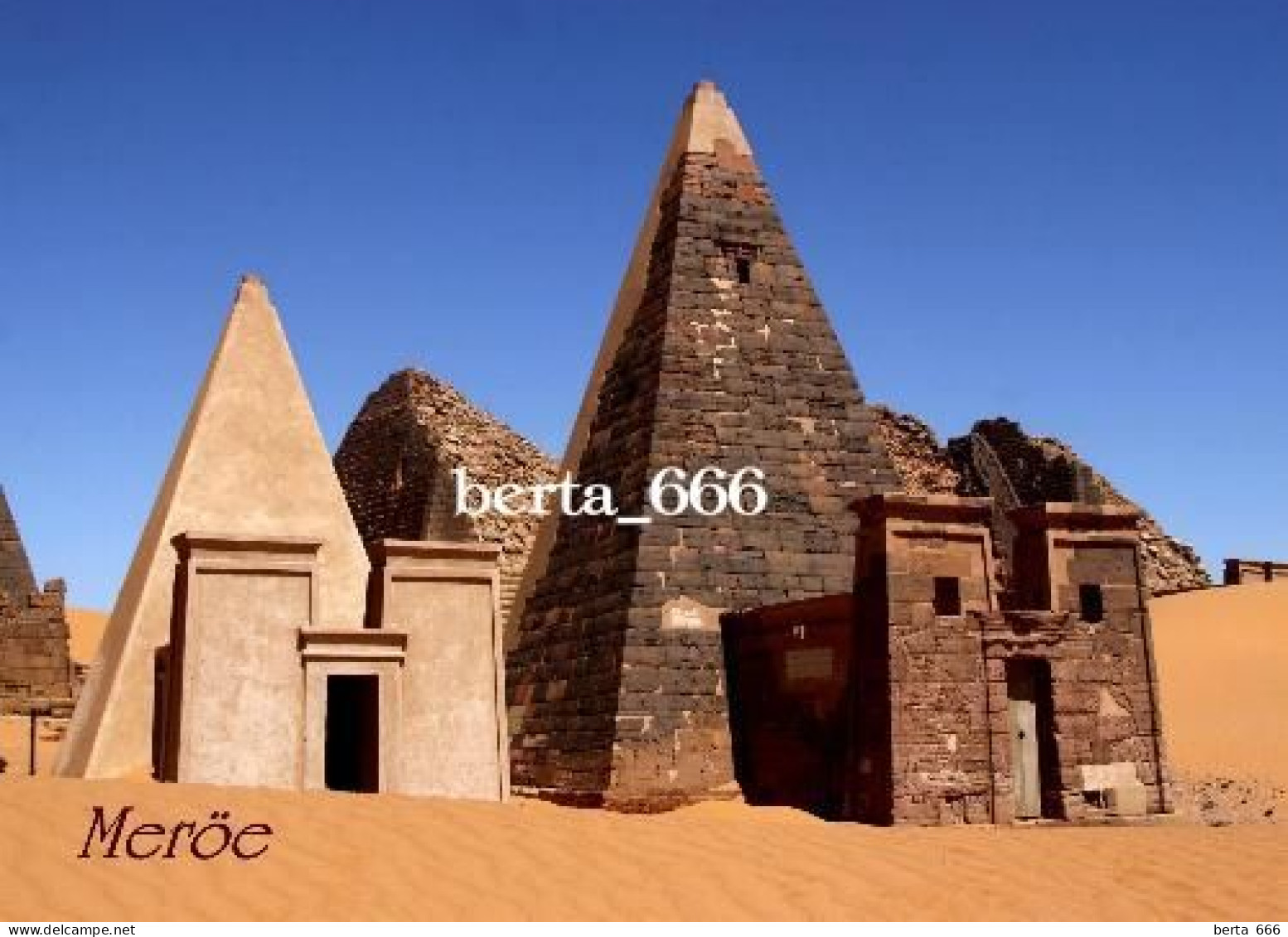 Sudan Meroe Pyramids UNESCO New Postcard - Sudan