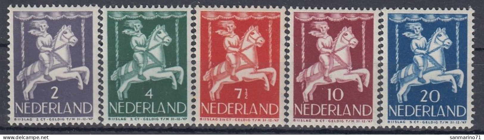 NETHERLANDS 472-476,unused - Non Classés