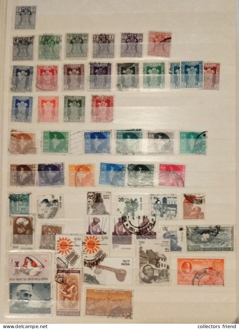 India Indien - Lot Of Mainly Used Stamps - Verzamelingen & Reeksen