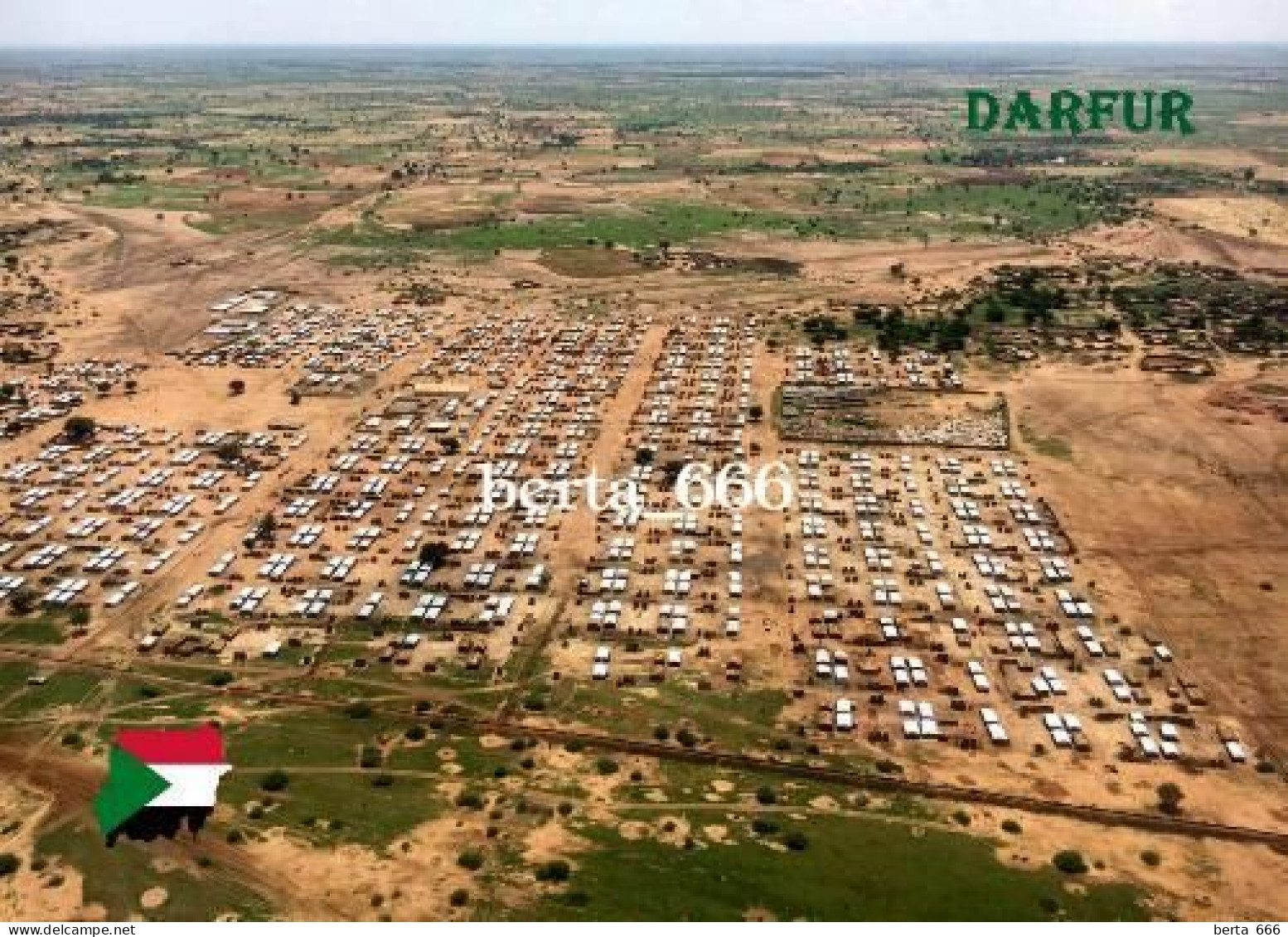 Sudan Darfur Aerial View New Postcard - Sudan