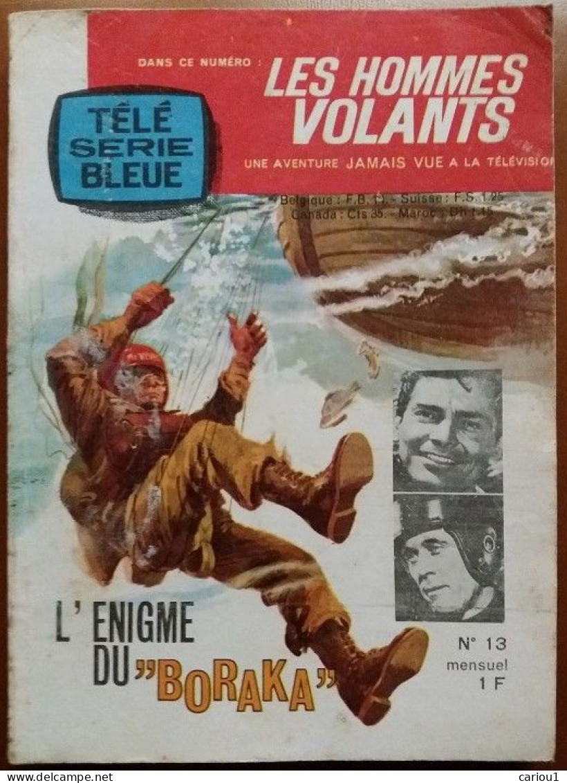 C1  PARACHUTISME Les HOMMES VOLANTS # 13 SERIE TELEVISION Ripcord BAILEY ROUME PORT INCLUS France - Paracaidismo