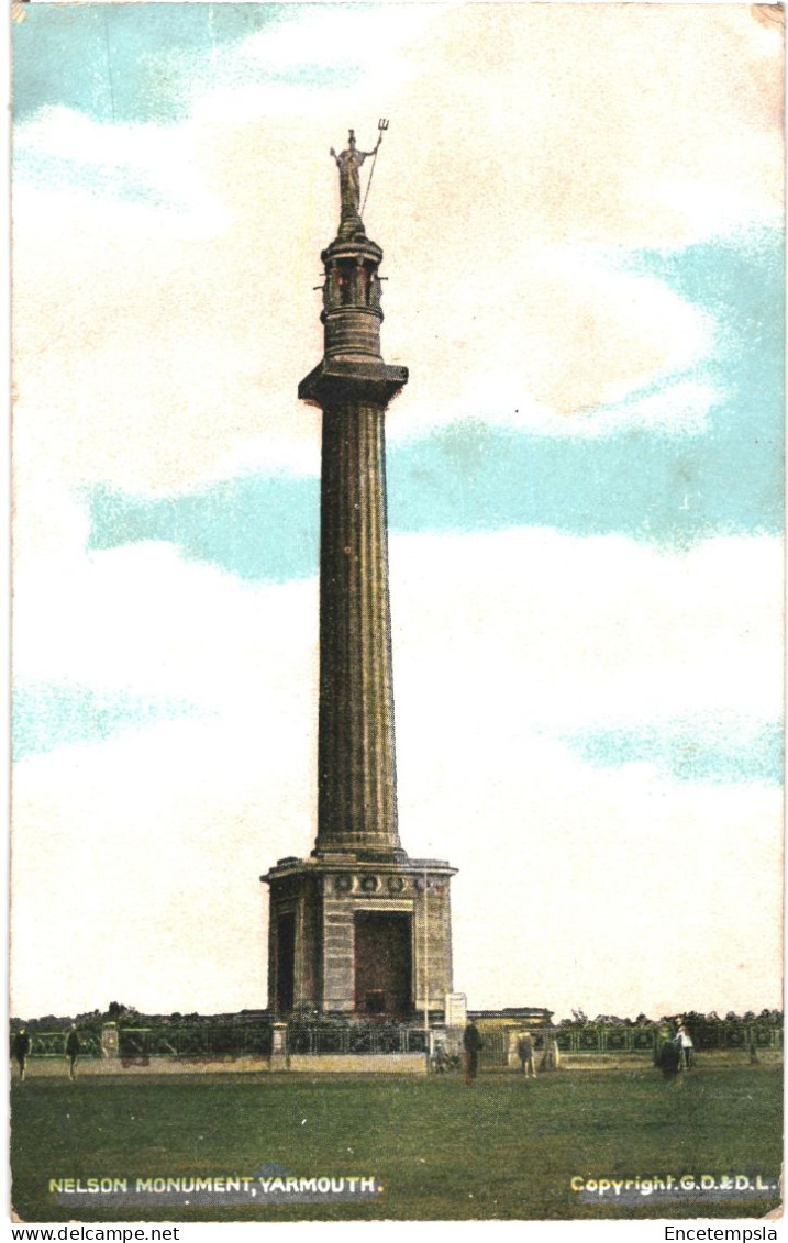 CPA Carte Postale Royaume Uni Yarmouth Nelson Monument VM80454ok - Great Yarmouth