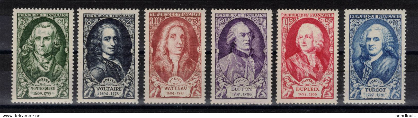 FRANCE  Timbres Neufs ** De 1949  ( Ref 4977 )  Célèbrités - Unused Stamps