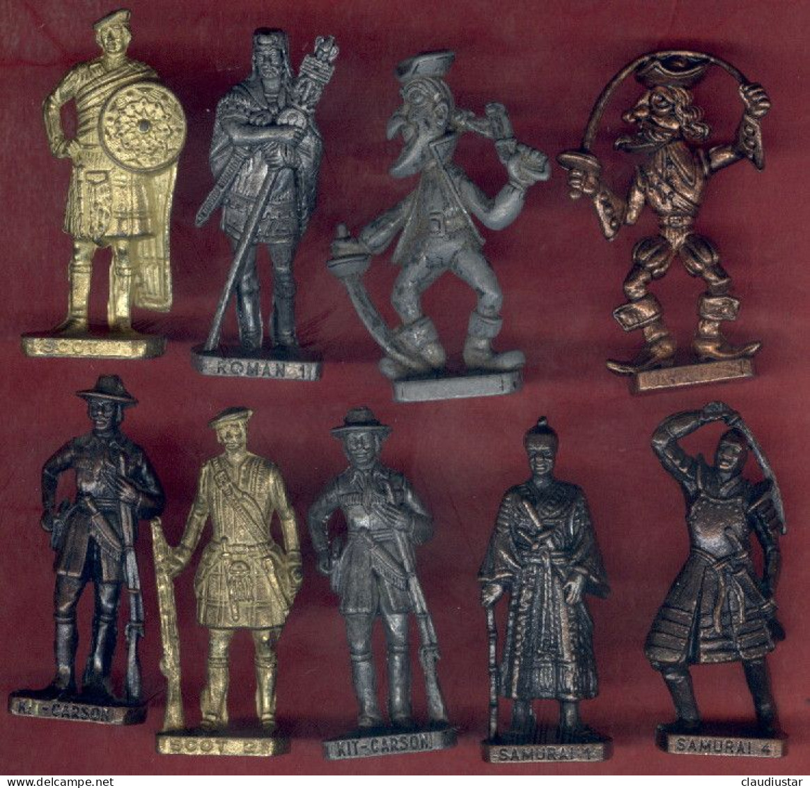 ** LOT  9  FIGURINES  SCAME ** - Militaires