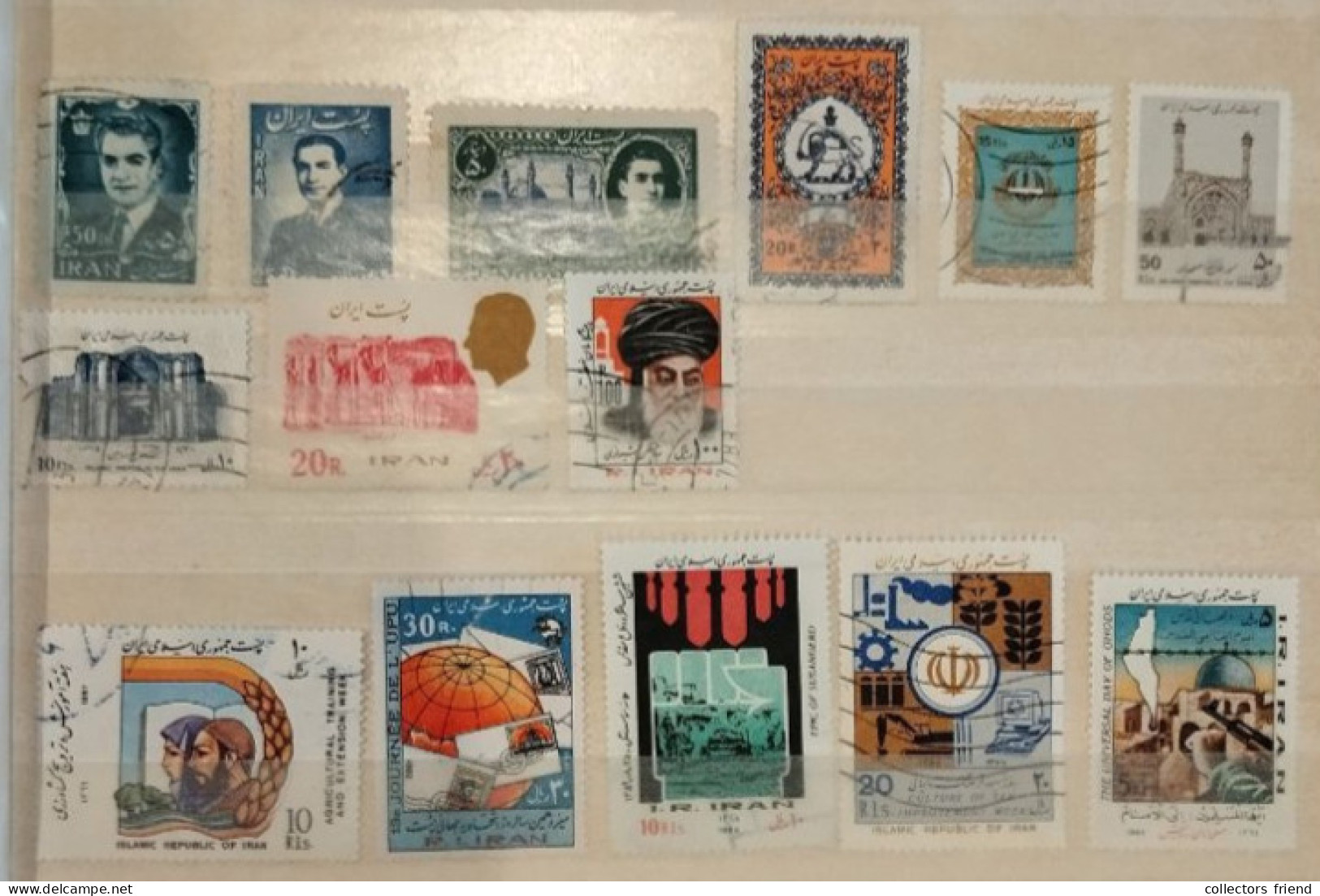 Iran - Lot Of 14 Used Stamps - Iran