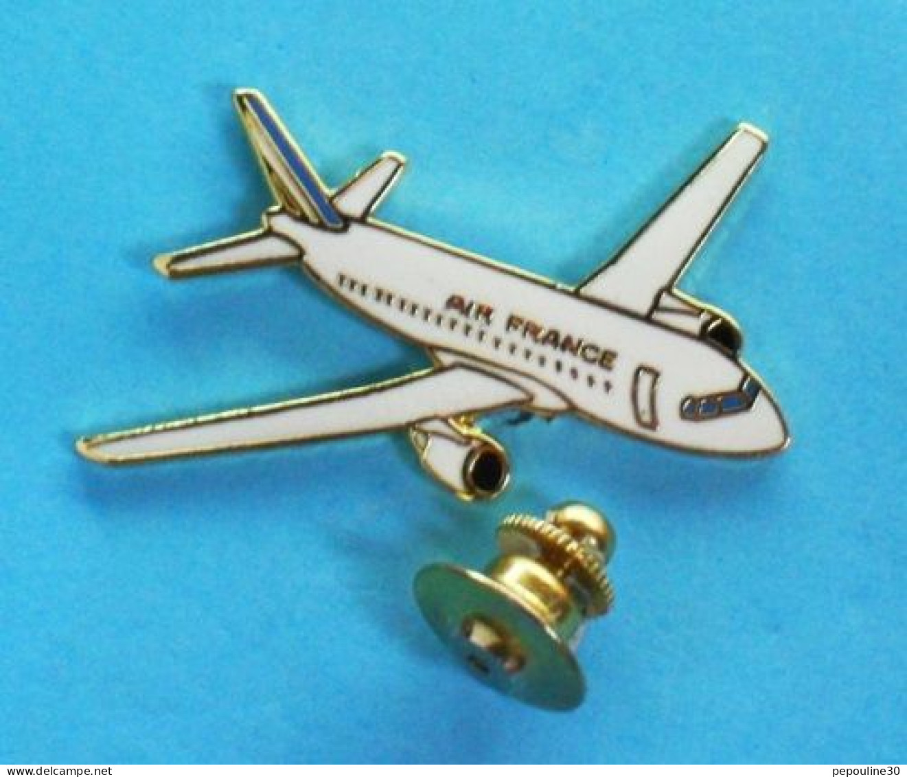 1 PIN'S //   ** AVION / AIRBUS A320-200 / AIR FRANCE ** . (©Tablo Paris) - Airplanes
