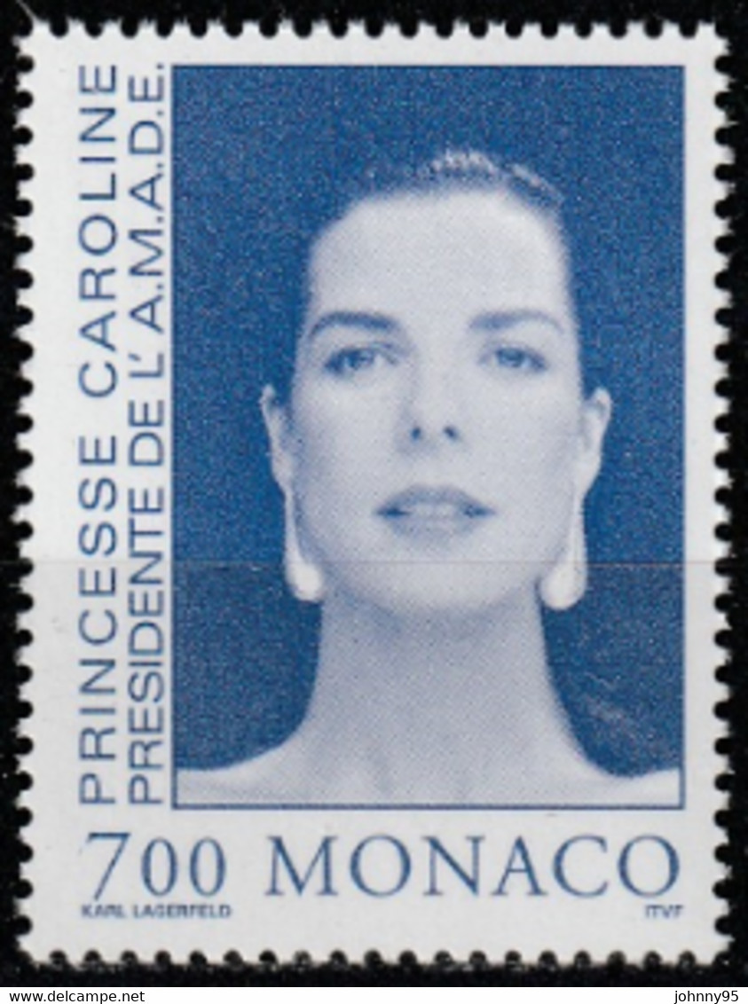 Année 1995 - N° 1984 - Assemblée Générale De L'A.M.A.D.E : Portrait De La Princesse Caroline - Neufs