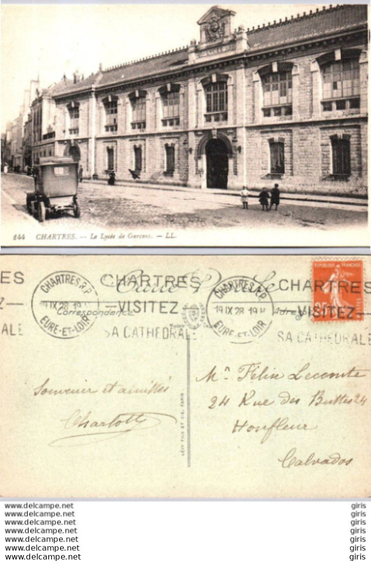 28 - Eure Et Loir - Chartres - Le Lycée De Garçons - Chartres