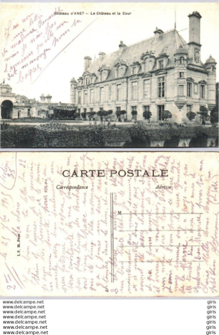 28 - Eure Et Loir - Château D'Anet - Château Et La Cour - Anet