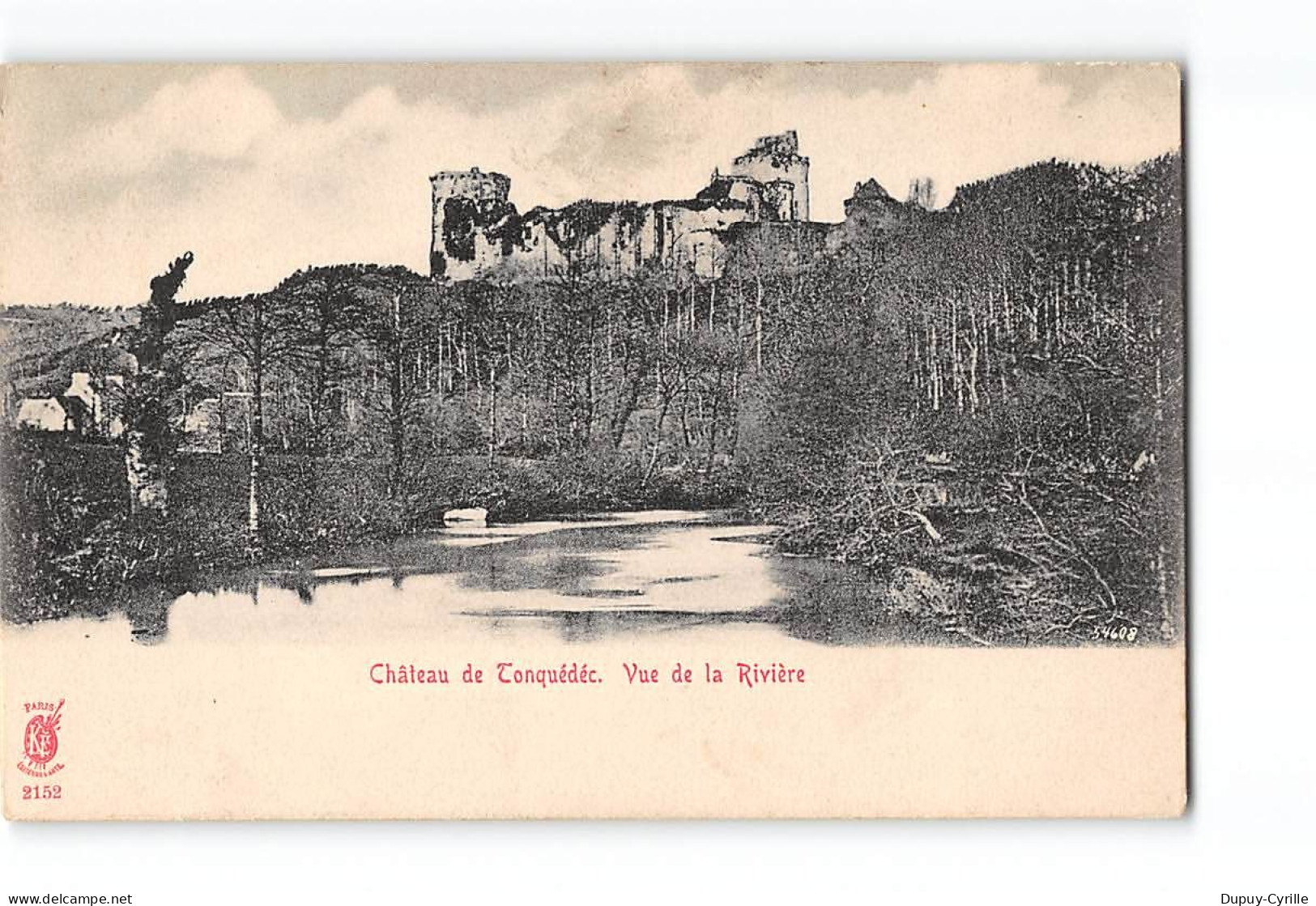 Château De TONQUEDEC - Vue De La Rivière - Très Bon état - Tonquédec
