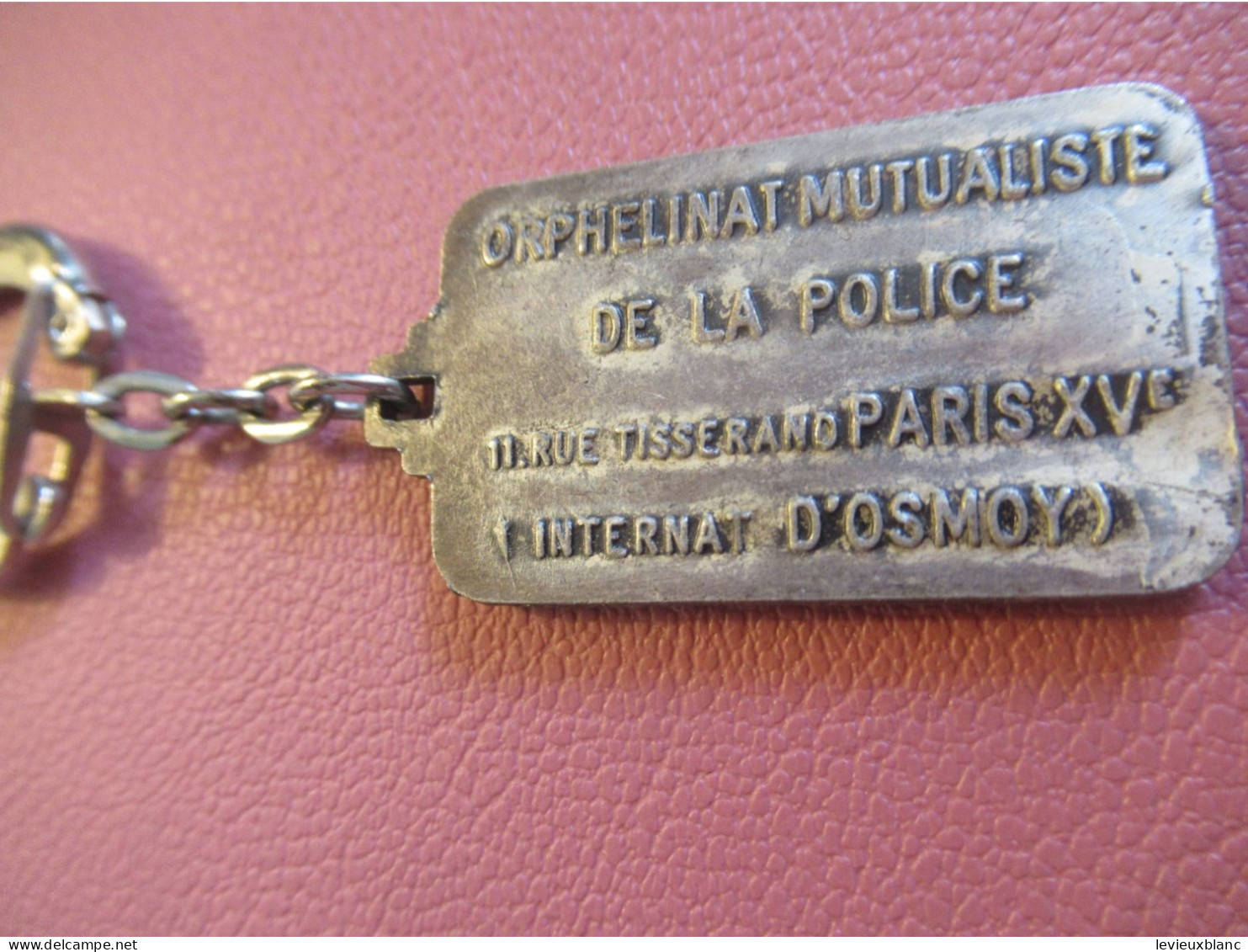 Porte-Clé Ancien/Administration/ORPHELINAT Mutualiste De La POLICE/ Paris XVème /Bronze/ Vers 1960-1970   POC767 - Key-rings