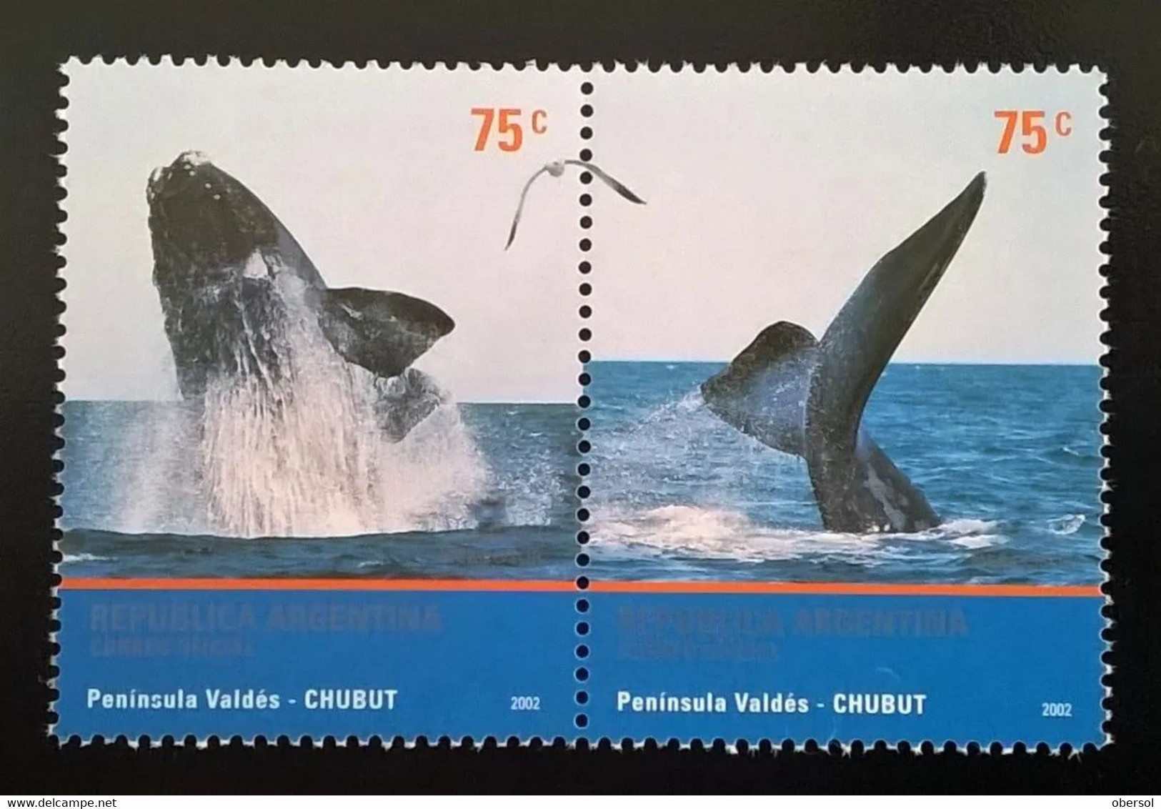 Argentina 2002 Whales Sea-Life Se-tenant Set MNH - Nuevos