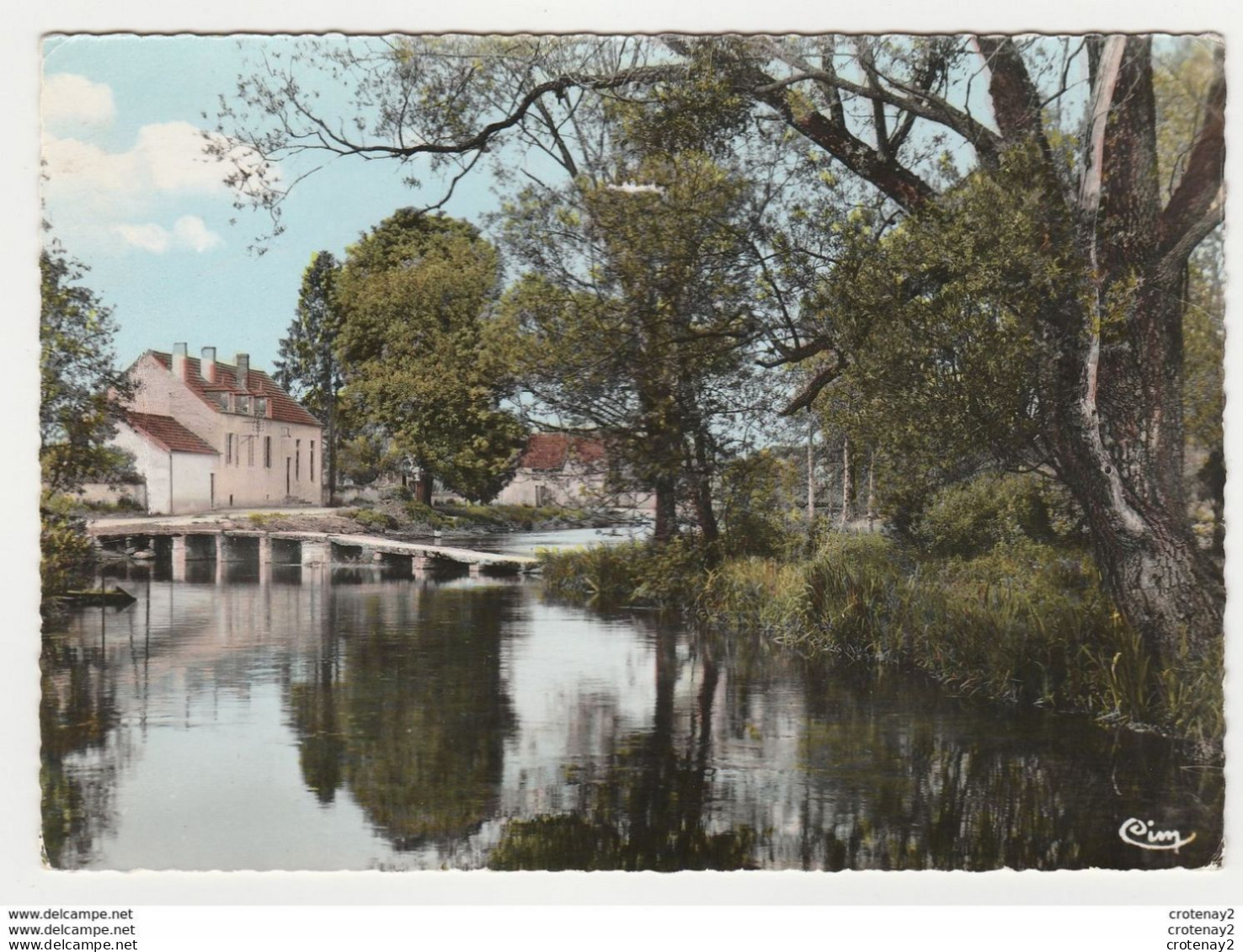 21 GRISELLES Vers Laignes Chatillon Sur Seine N°2 Les Bords De La Laigne Et La Passerelle VOIR DOS - Chatillon Sur Seine