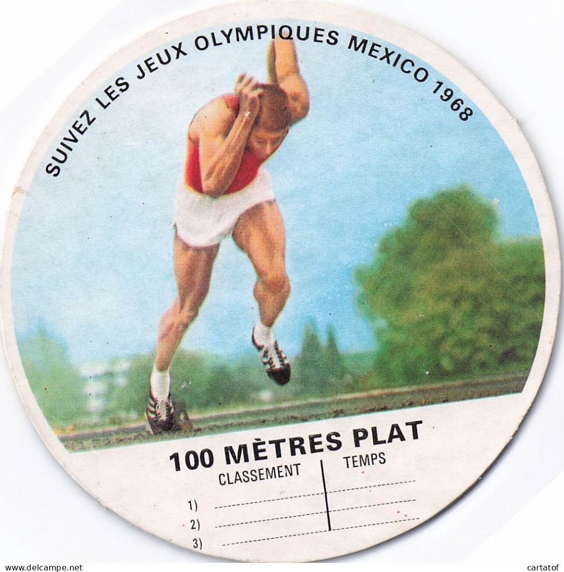JEUX OLYMPIQUE MEXICO 1968 . 100 Mètres Plat . - Sport