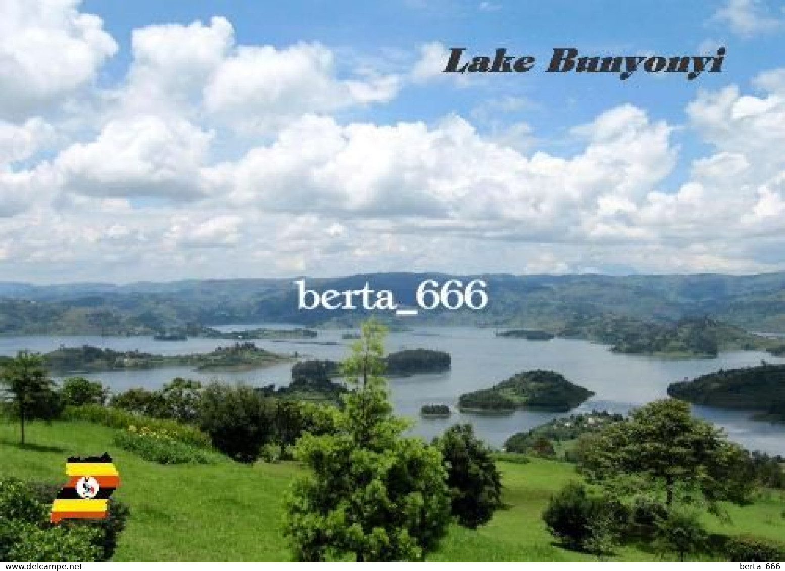 Uganda Lake Bunyony View New Postcard - Uganda