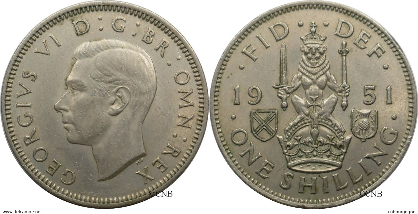 Royaume-Uni - George VI - One Shilling 1951 Écosse - SUP/AU58 - Mon6198 - I. 1 Shilling