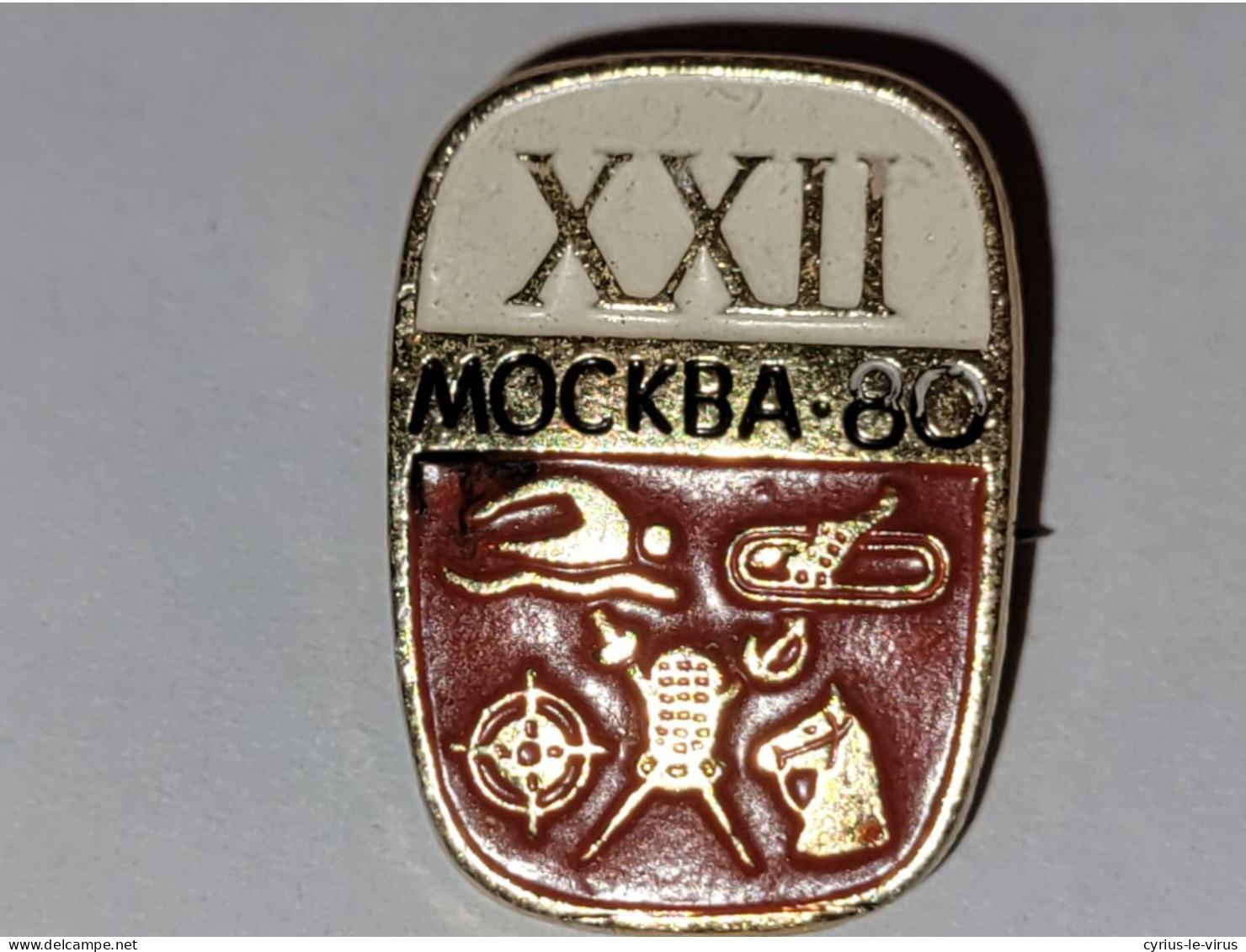 Pin's Jeux Olympiques De Moscou 1980  ** - Sonstige & Ohne Zuordnung