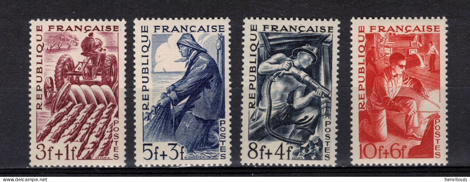 FRANCE  Timbres Neufs ** De 1949  ( Ref 4979 )  Métiers - Ungebraucht