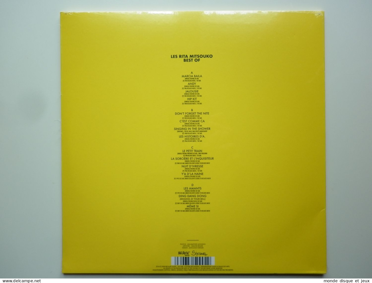 Les Rita Mitsouko Album Double 33Tours Vinyles Best Of - Sonstige - Franz. Chansons