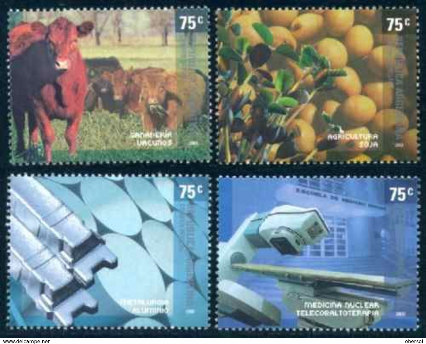 Argentina 2003 Technology, Industrie, Production Complete Set Of 4 Values MNH - Ungebraucht